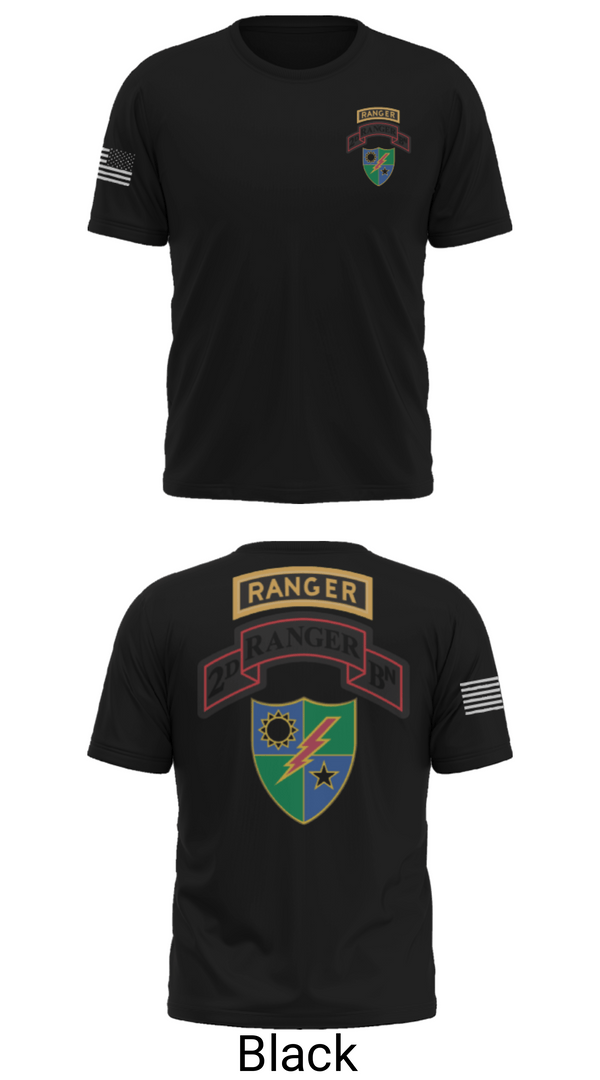 Short Sleeve Performance Shirt, 2nd Battalion 75th Ranger Regiment, , Teamtime, Team time, sublimation, custom sports apparel, team uniforms, spirit wear, spiritwear, sports uniforms, custom shirts, team store, custom team store, fundraiser sports, apparel fundraiser