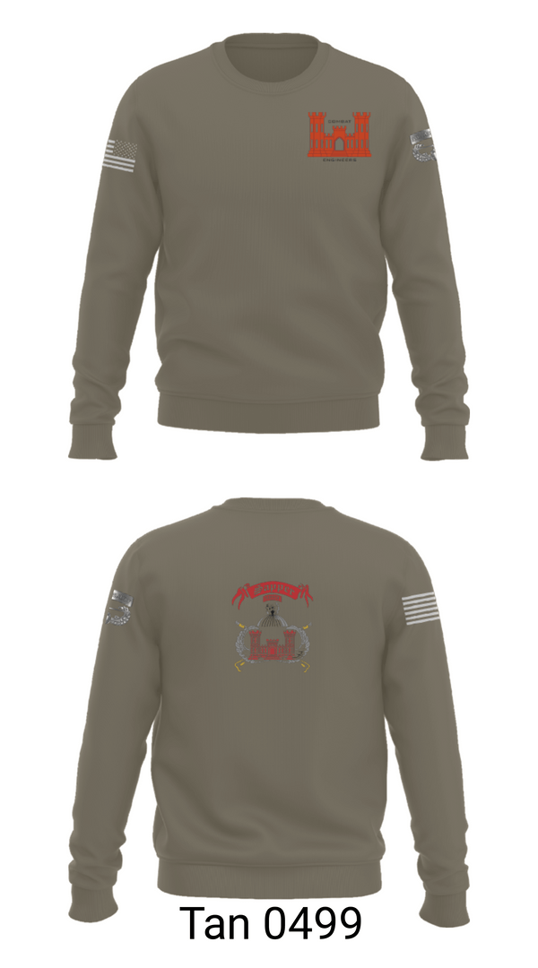 Crew Neck Sweatshirt, 1138th SAPPER Company, Army, Teamtime, Team time, sublimation, custom sports apparel, team uniforms, spirit wear, spiritwear, sports uniforms, custom shirts, team store, custom team store, fundraiser sports, apparel fundraiser