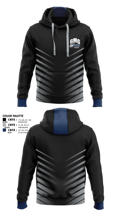 Hoodie, GMG Senior High School Cheer, Cheer, Teamtime, Team time, sublimation, custom sports apparel, team uniforms, spirit wear, spiritwear, sports uniforms, custom shirts, team store, custom team store, fundraiser sports, apparel fundraiser
