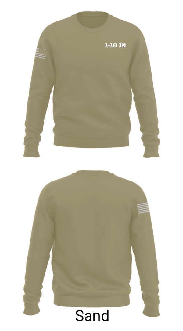 Crew Neck Sweatshirt, 1-18 IN, Army, Teamtime, Team time, sublimation, custom sports apparel, team uniforms, spirit wear, spiritwear, sports uniforms, custom shirts, team store, custom team store, fundraiser sports, apparel fundraiser