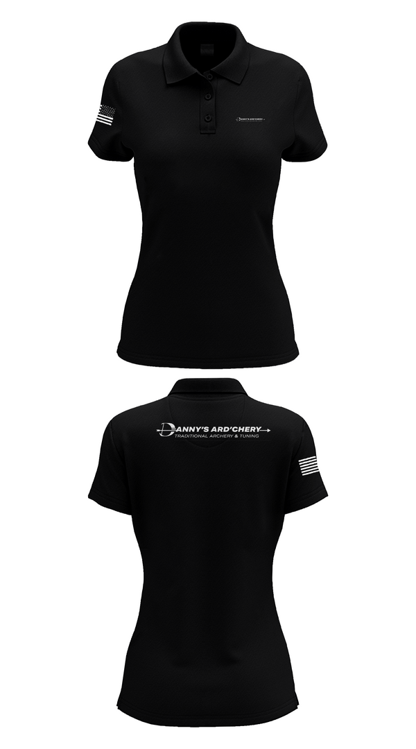 Womens Short Sleeve Performance Polo, Danny’s Ard’chery, , Teamtime, Team time, sublimation, custom sports apparel, team uniforms, spirit wear, spiritwear, sports uniforms, custom shirts, team store, custom team store, fundraiser sports, apparel fundraiser