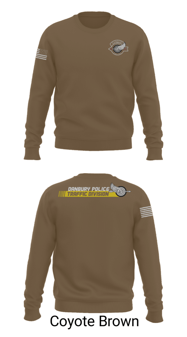 Crew Neck Sweatshirt, Danbury Police Traffic Unit, Police, Teamtime, Team time, sublimation, custom sports apparel, team uniforms, spirit wear, spiritwear, sports uniforms, custom shirts, team store, custom team store, fundraiser sports, apparel fundraiser