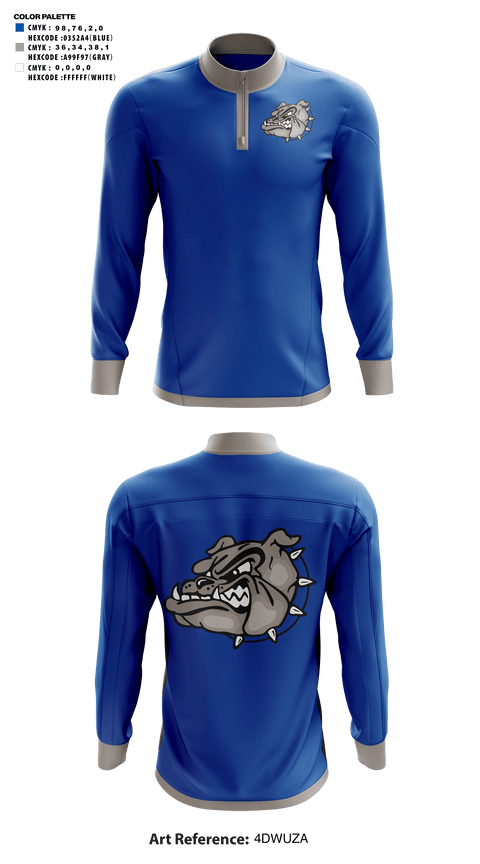Quarter Zip Jacket, Durham School of the Arts Bulldogs Basketball, Men's Basketball, Teamtime, Team time, sublimation, custom sports apparel, team uniforms, spirit wear, spiritwear, sports uniforms, custom shirts, team store, custom team store, fundraiser sports, apparel fundraiser