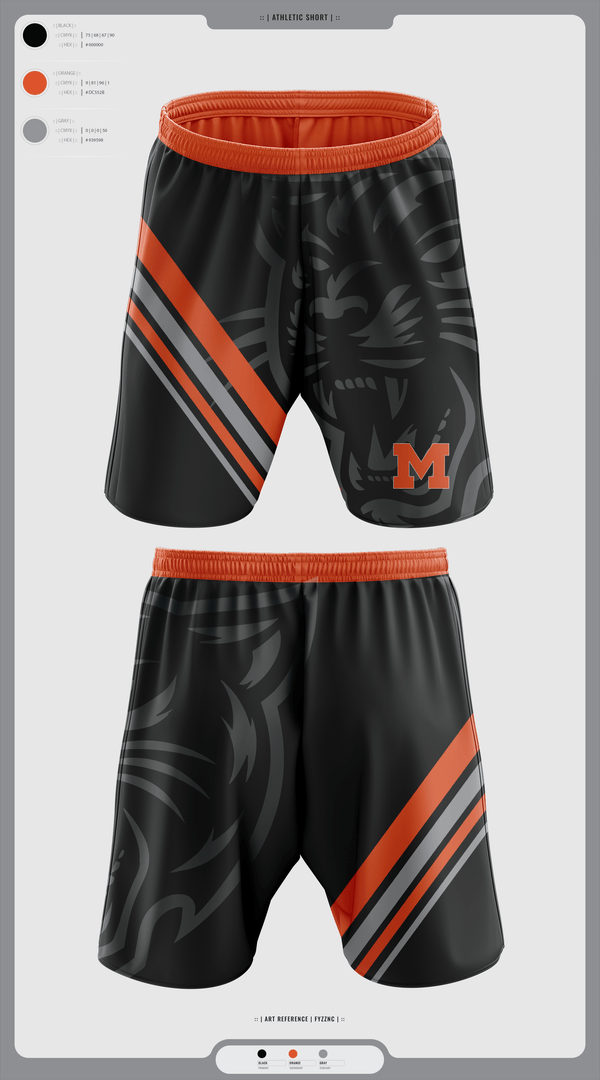 Athletic Shorts With Pockets, Milton Area Black Panthers, , Teamtime, Team time, sublimation, custom sports apparel, team uniforms, spirit wear, spiritwear, sports uniforms, custom shirts, team store, custom team store, fundraiser sports, apparel fundraiser
