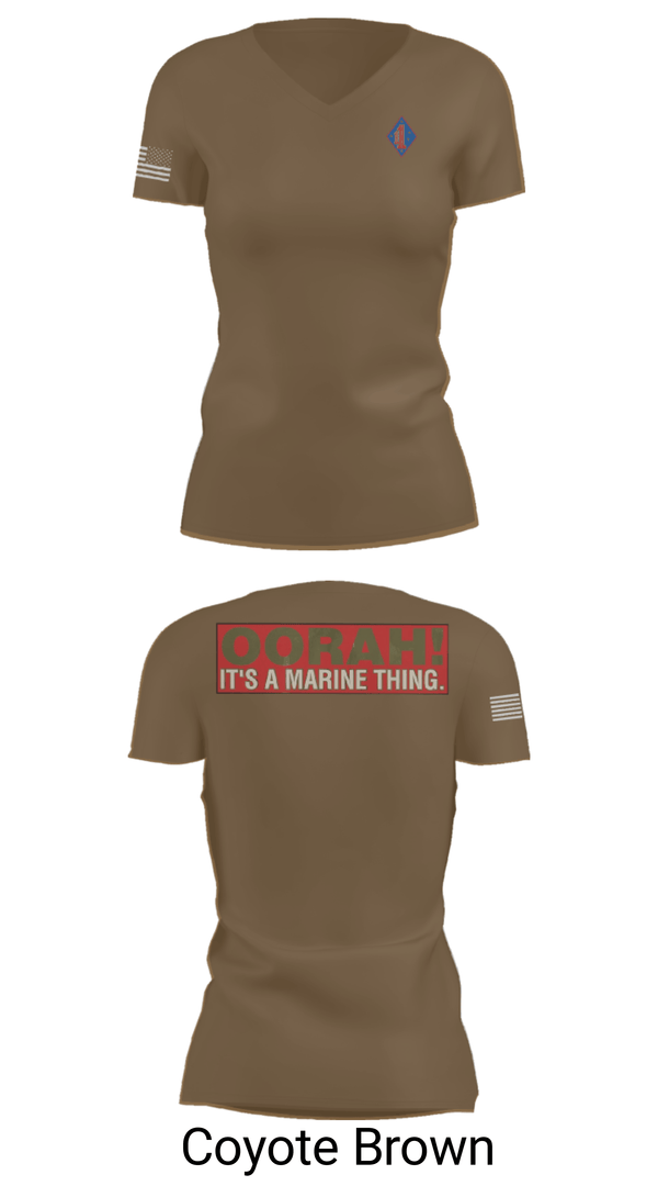 Women's Short Sleeve Vneck Shirt, 1st Marine Regiment, Marines, Teamtime, Team time, sublimation, custom sports apparel, team uniforms, spirit wear, spiritwear, sports uniforms, custom shirts, team store, custom team store, fundraiser sports, apparel fundraiser