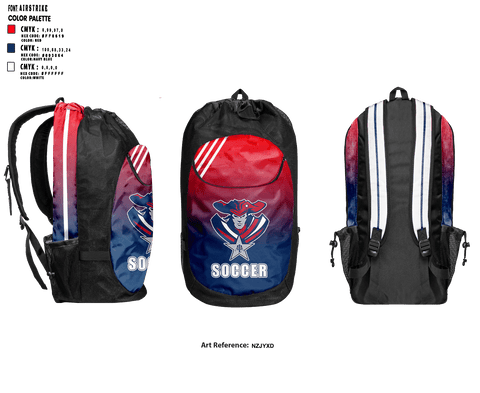 Gear Bag, American Leadership Academy - Johnston Soccer, Men's Soccer, Teamtime, Team time, sublimation, custom sports apparel, team uniforms, spirit wear, spiritwear, sports uniforms, custom shirts, team store, custom team store, fundraiser sports, apparel fundraiser