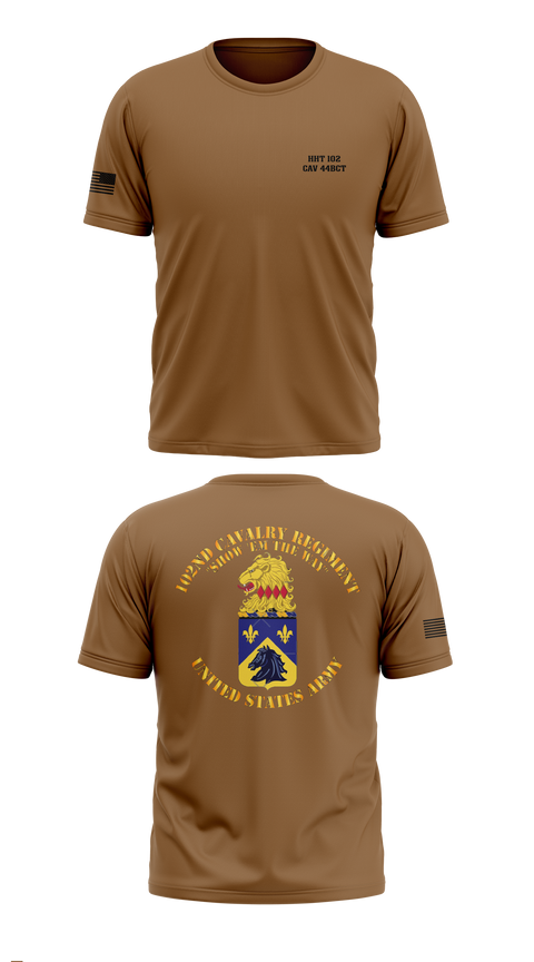 Old School Cotton Feel Shirt, HHT 102 CAV, , Teamtime, Team time, sublimation, custom sports apparel, team uniforms, spirit wear, spiritwear, sports uniforms, custom shirts, team store, custom team store, fundraiser sports, apparel fundraiser