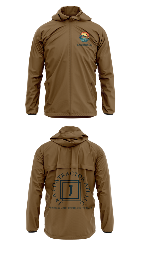 Windbreaker, J & A CONTRACTOR ATL LLC, , Teamtime, Team time, sublimation, custom sports apparel, team uniforms, spirit wear, spiritwear, sports uniforms, custom shirts, team store, custom team store, fundraiser sports, apparel fundraiser