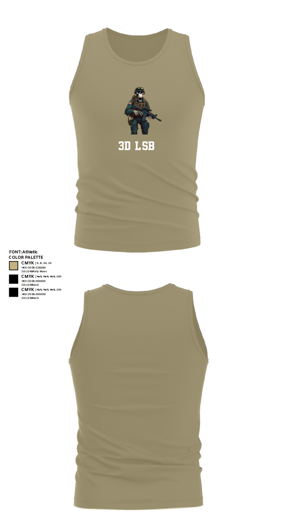 Tank Top, 3d lsb, Marines, Teamtime, Team time, sublimation, custom sports apparel, team uniforms, spirit wear, spiritwear, sports uniforms, custom shirts, team store, custom team store, fundraiser sports, apparel fundraiser