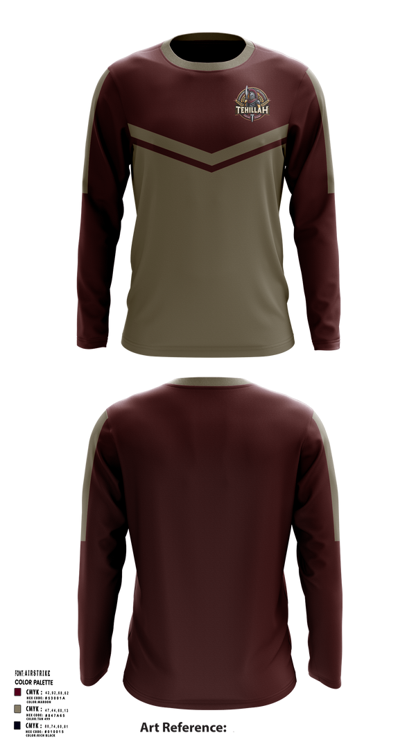 Long Sleeve Performance Shirt, Tehillah Christian Academy, Spirit Store, Teamtime, Team time, sublimation, custom sports apparel, team uniforms, spirit wear, spiritwear, sports uniforms, custom shirts, team store, custom team store, fundraiser sports, apparel fundraiser