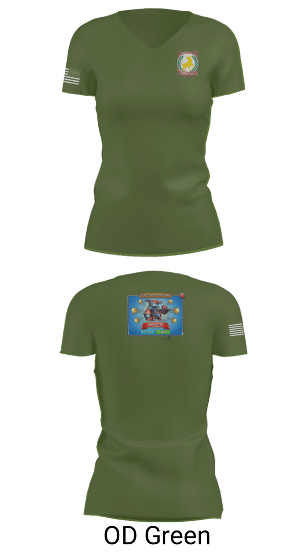 Women's Short Sleeve Vneck Shirt, Legion IX, Army, Teamtime, Team time, sublimation, custom sports apparel, team uniforms, spirit wear, spiritwear, sports uniforms, custom shirts, team store, custom team store, fundraiser sports, apparel fundraiser