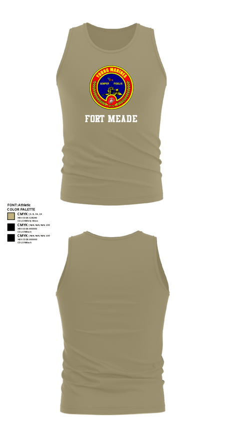 Tank Top, Fort meade, Marines, Teamtime, Team time, sublimation, custom sports apparel, team uniforms, spirit wear, spiritwear, sports uniforms, custom shirts, team store, custom team store, fundraiser sports, apparel fundraiser