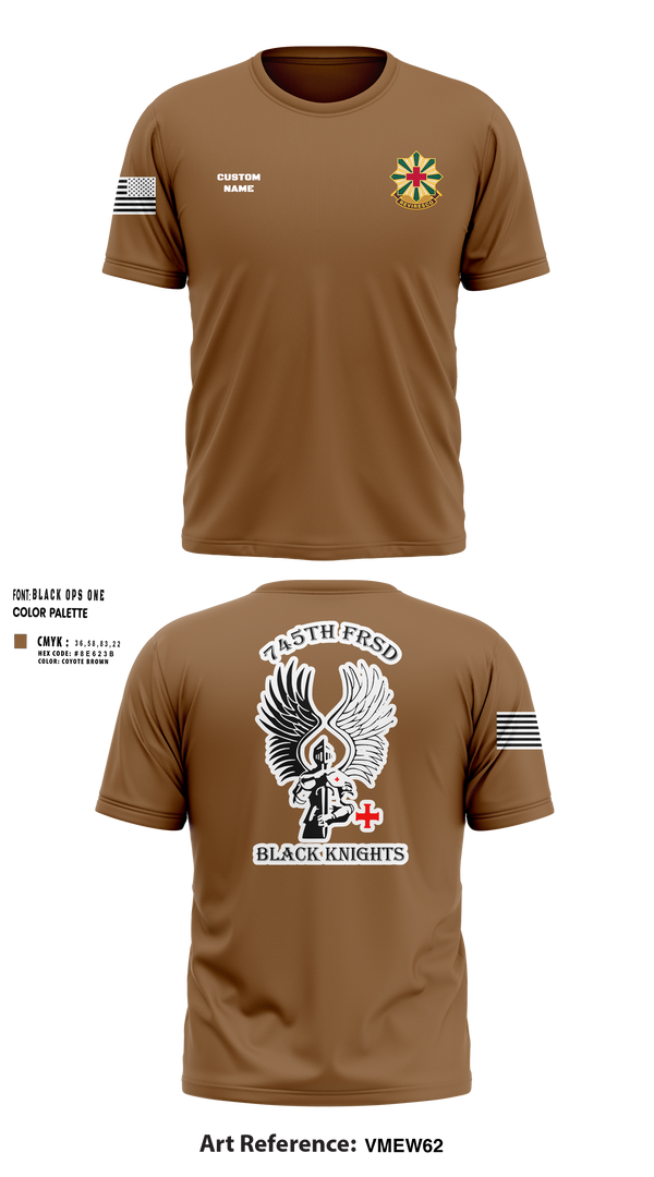 Short Sleeve Performance Shirt, 745th Forward Resuscitative Surgical Detachment, Army, Teamtime, Team time, sublimation, custom sports apparel, team uniforms, spirit wear, spiritwear, sports uniforms, custom shirts, team store, custom team store, fundraiser sports, apparel fundraiser