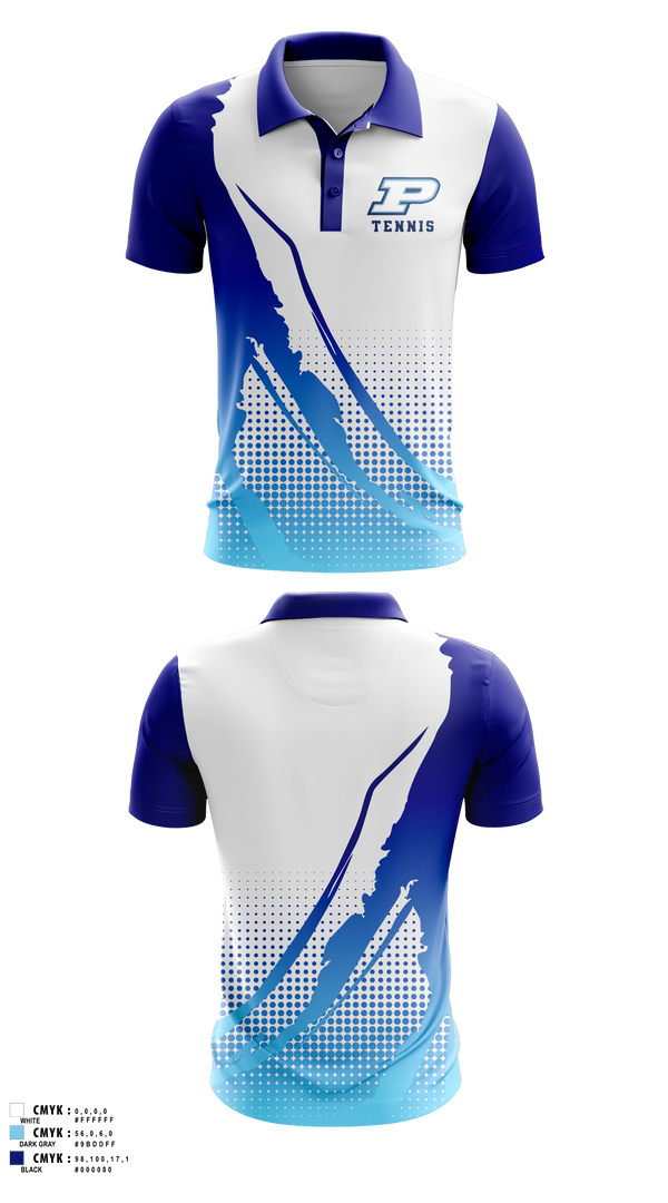 Short Sleeve Performance Polo, Miami Palmetto Senior High School Tennis, Tennis, Teamtime, Team time, sublimation, custom sports apparel, team uniforms, spirit wear, spiritwear, sports uniforms, custom shirts, team store, custom team store, fundraiser sports, apparel fundraiser
