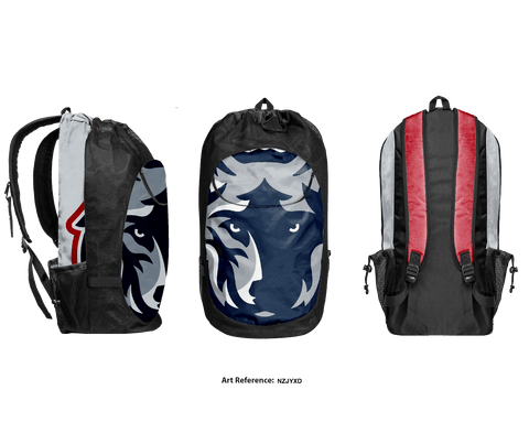 Gear Bag, Martin Luther King High School Basketball, Men's Basketball, Teamtime, Team time, sublimation, custom sports apparel, team uniforms, spirit wear, spiritwear, sports uniforms, custom shirts, team store, custom team store, fundraiser sports, apparel fundraiser