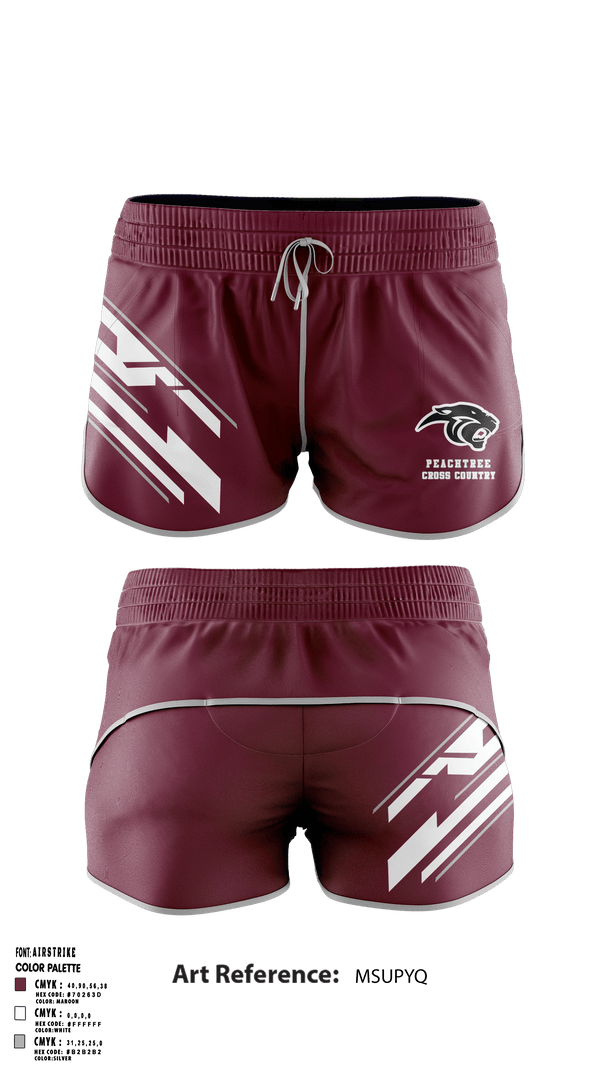 Ranger Panties, Peachtree Academy High School Cross Country, Cross Country, Teamtime, Team time, sublimation, custom sports apparel, team uniforms, spirit wear, spiritwear, sports uniforms, custom shirts, team store, custom team store, fundraiser sports, apparel fundraiser