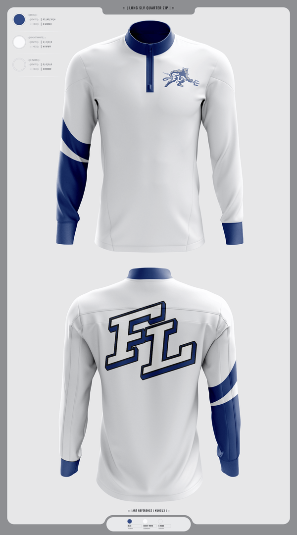 Quarter Zip Jacket, Fort Lupton, Women's Volleyball, Teamtime, Team time, sublimation, custom sports apparel, team uniforms, spirit wear, spiritwear, sports uniforms, custom shirts, team store, custom team store, fundraiser sports, apparel fundraiser