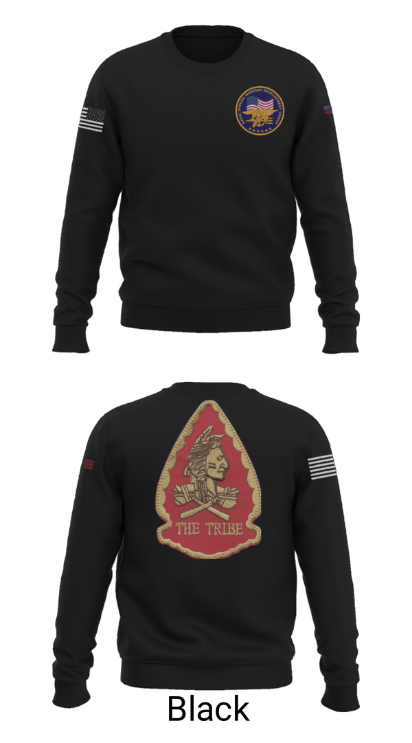 Crew Neck Sweatshirt, Naval Special Warfare Development Group, Navy, Teamtime, Team time, sublimation, custom sports apparel, team uniforms, spirit wear, spiritwear, sports uniforms, custom shirts, team store, custom team store, fundraiser sports, apparel fundraiser