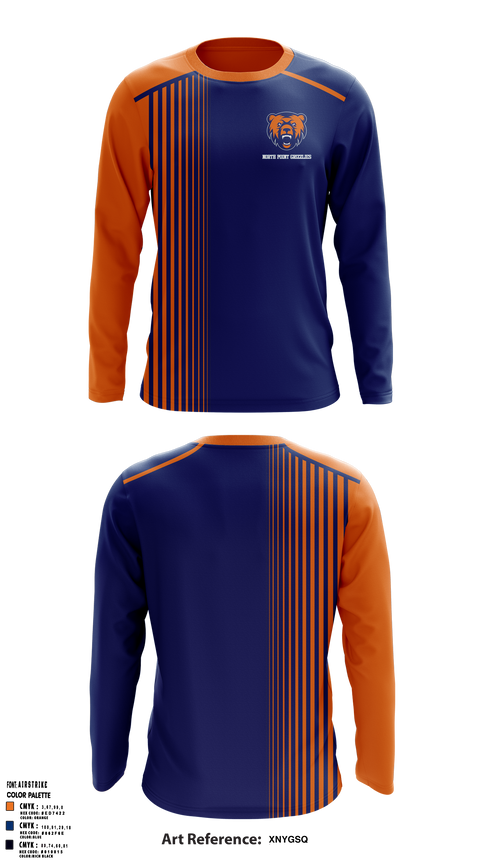 Long Sleeve Performance Shirt, North Point Grizzlies, Golf, Teamtime, Team time, sublimation, custom sports apparel, team uniforms, spirit wear, spiritwear, sports uniforms, custom shirts, team store, custom team store, fundraiser sports, apparel fundraiser