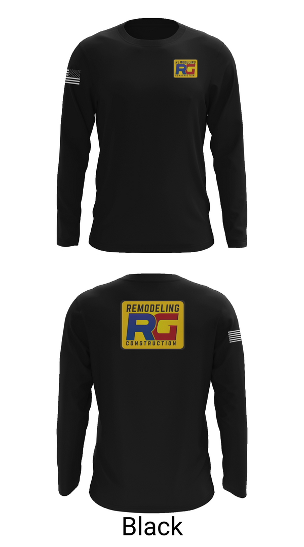 Long Sleeve Performance Shirt, Rg remodeling, , Teamtime, Team time, sublimation, custom sports apparel, team uniforms, spirit wear, spiritwear, sports uniforms, custom shirts, team store, custom team store, fundraiser sports, apparel fundraiser