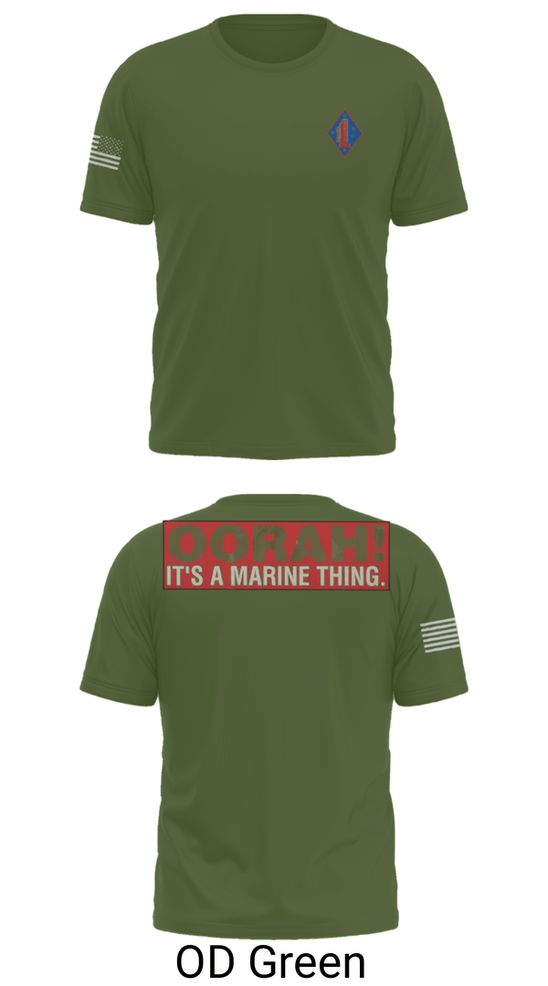 Short Sleeve Performance Shirt, 1st Marine Regiment, Marines, Teamtime, Team time, sublimation, custom sports apparel, team uniforms, spirit wear, spiritwear, sports uniforms, custom shirts, team store, custom team store, fundraiser sports, apparel fundraiser