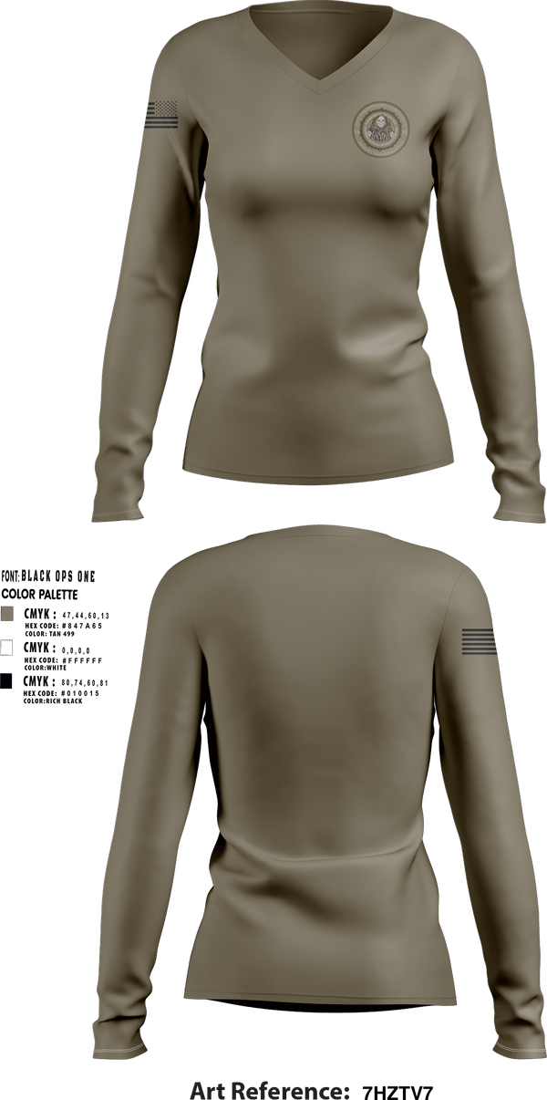 Women's Long Sleeve Vneck Shirt, FbiFBI, , Teamtime, Team time, sublimation, custom sports apparel, team uniforms, spirit wear, spiritwear, sports uniforms, custom shirts, team store, custom team store, fundraiser sports, apparel fundraiser