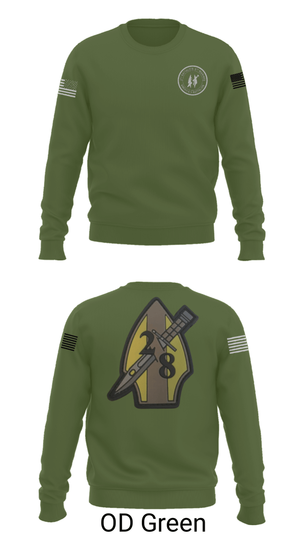 Crew Neck Sweatshirt, 2nd bn 8th Marines, Marines, Teamtime, Team time, sublimation, custom sports apparel, team uniforms, spirit wear, spiritwear, sports uniforms, custom shirts, team store, custom team store, fundraiser sports, apparel fundraiser