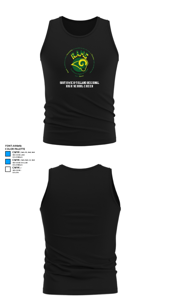 Tank Top, Southwick-Tolland Regional High School Cheer, Cheer, Teamtime, Team time, sublimation, custom sports apparel, team uniforms, spirit wear, spiritwear, sports uniforms, custom shirts, team store, custom team store, fundraiser sports, apparel fundraiser