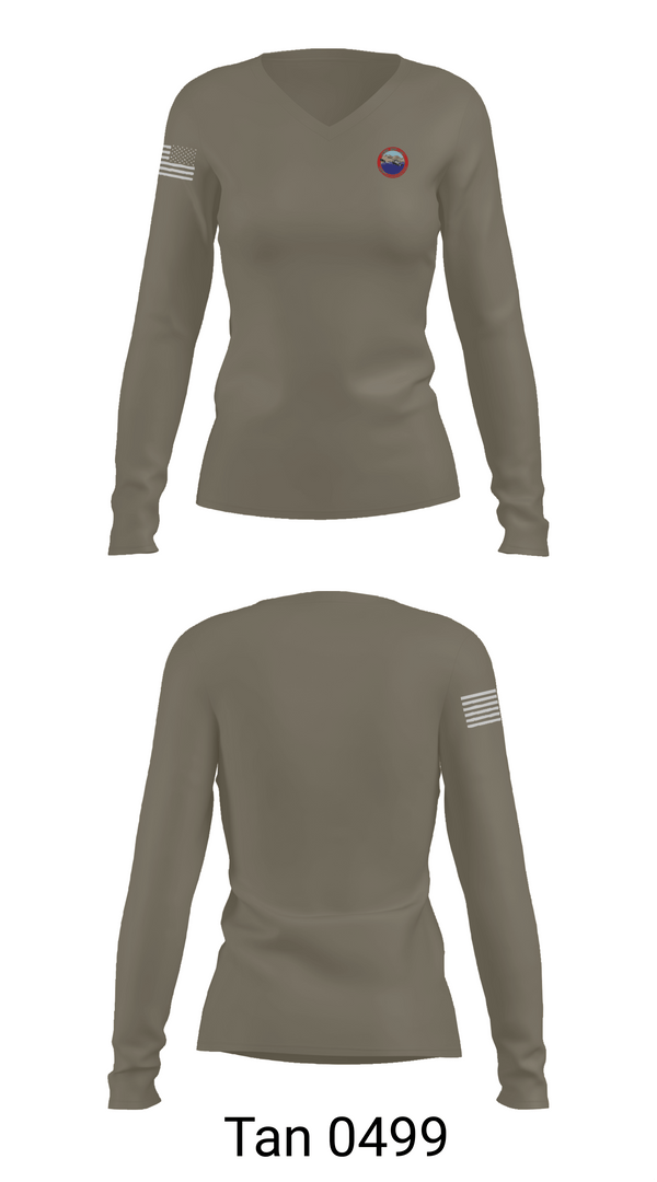 Womens Long Sleeve Vneck Shirt, SEAWOLF, , Teamtime, Team time, sublimation, custom sports apparel, team uniforms, spirit wear, spiritwear, sports uniforms, custom shirts, team store, custom team store, fundraiser sports, apparel fundraiser