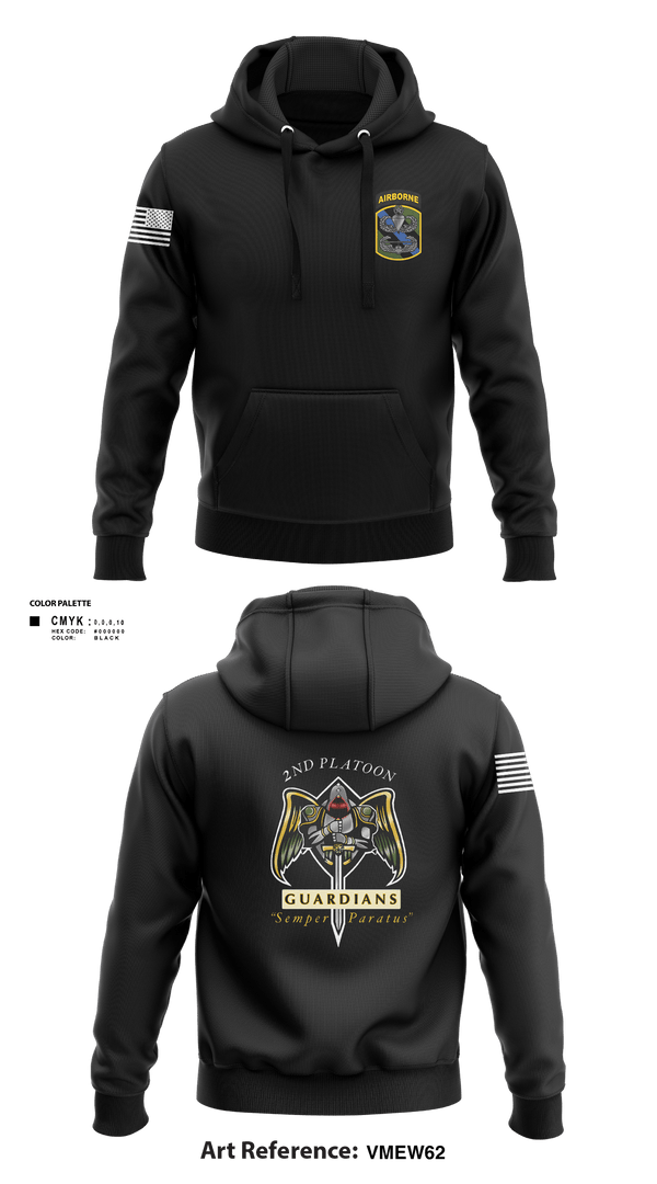 Hoodie, 2/108th Guardians, Army, Teamtime, Team time, sublimation, custom sports apparel, team uniforms, spirit wear, spiritwear, sports uniforms, custom shirts, team store, custom team store, fundraiser sports, apparel fundraiser