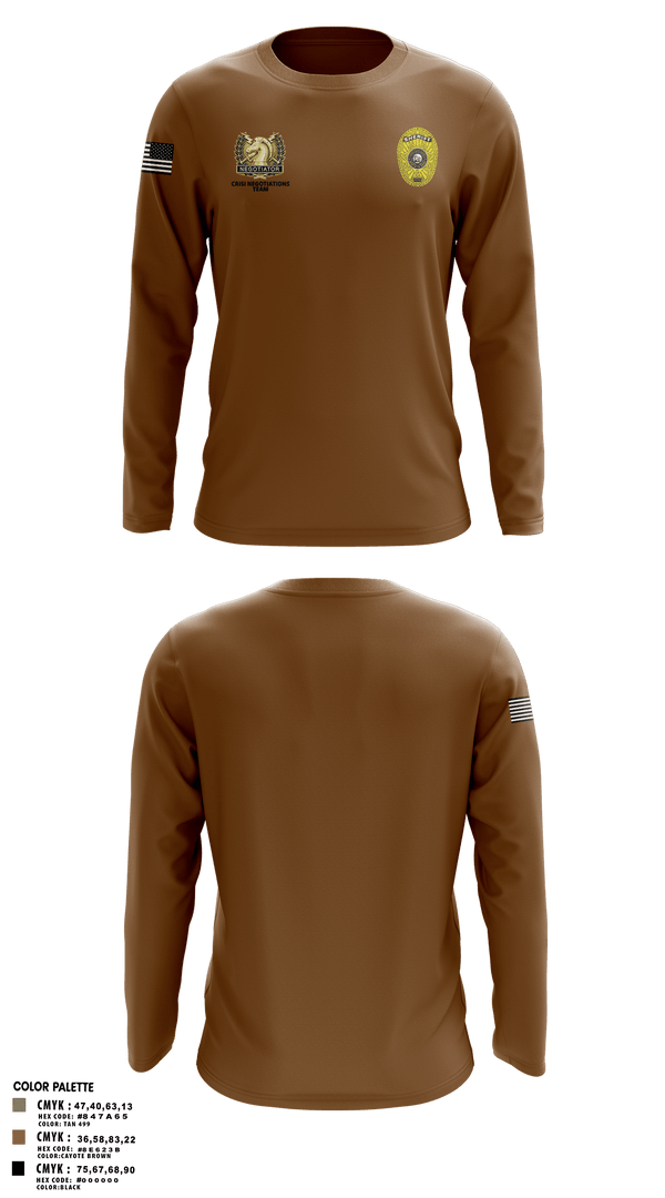 Long Sleeve Performance Shirt, HCSO CNT, Police, Teamtime, Team time, sublimation, custom sports apparel, team uniforms, spirit wear, spiritwear, sports uniforms, custom shirts, team store, custom team store, fundraiser sports, apparel fundraiser