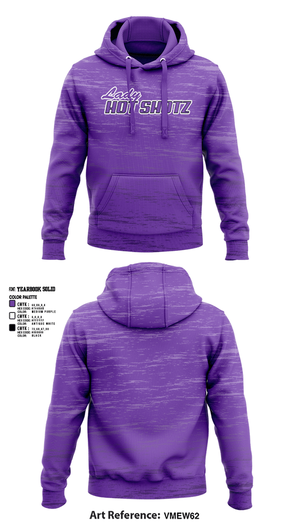 Hoodie, Lady Hot Shotz, Women's Basketball, Teamtime, Team time, sublimation, custom sports apparel, team uniforms, spirit wear, spiritwear, sports uniforms, custom shirts, team store, custom team store, fundraiser sports, apparel fundraiser