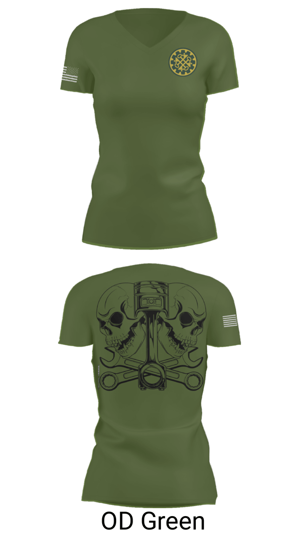 Womens Short Sleeve Vneck Shirt, 46th MP Co, Army, Teamtime, Team time, sublimation, custom sports apparel, team uniforms, spirit wear, spiritwear, sports uniforms, custom shirts, team store, custom team store, fundraiser sports, apparel fundraiser