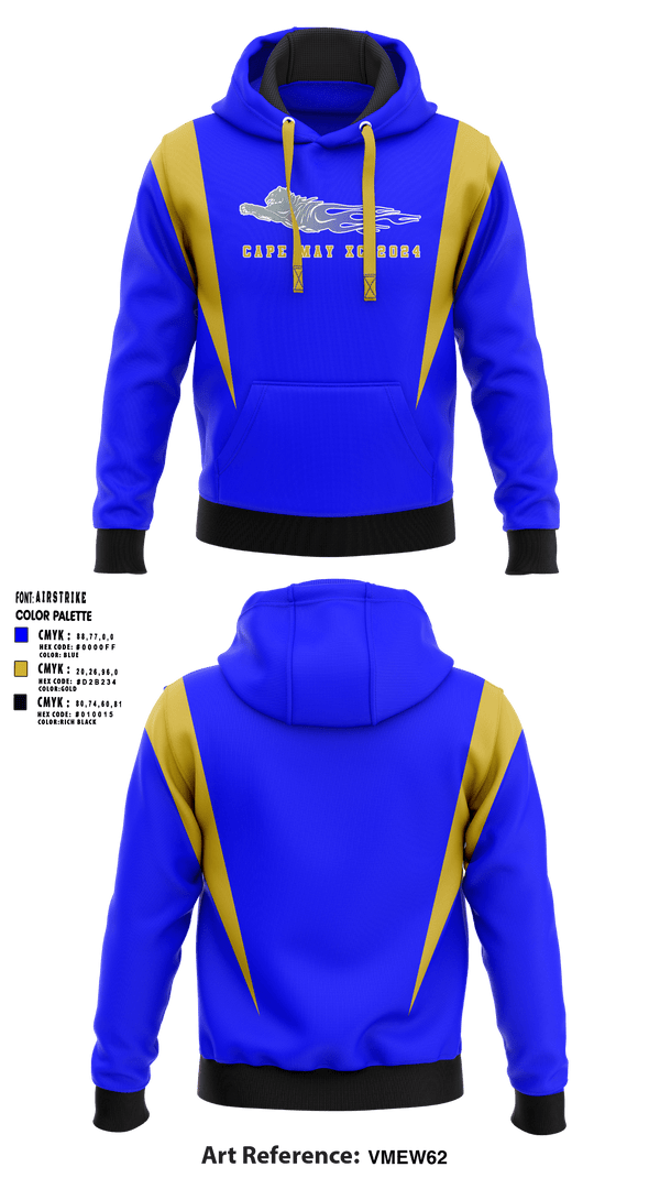 Hoodie, Cape May, Cross Country, Teamtime, Team time, sublimation, custom sports apparel, team uniforms, spirit wear, spiritwear, sports uniforms, custom shirts, team store, custom team store, fundraiser sports, apparel fundraiser