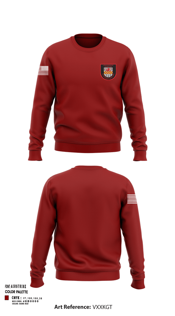 Crew Neck Sweatshirt, Letmathe, Fire Department, Teamtime, Team time, sublimation, custom sports apparel, team uniforms, spirit wear, spiritwear, sports uniforms, custom shirts, team store, custom team store, fundraiser sports, apparel fundraiser