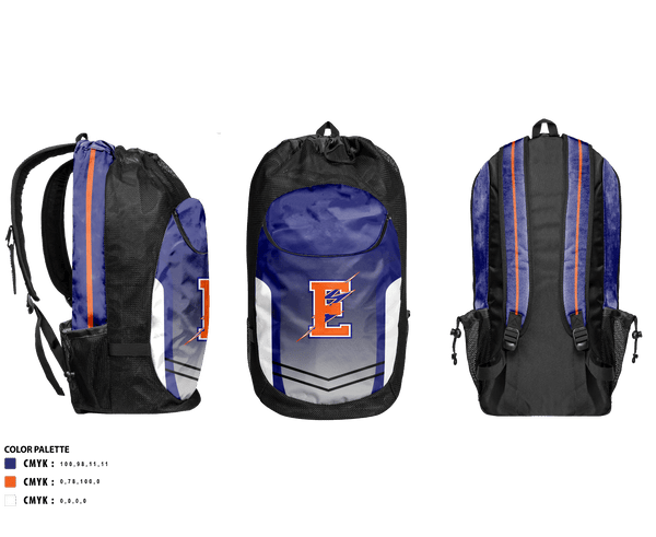 Gear Bag, Edison High School Cross Country, Cross Country, Teamtime, Team time, sublimation, custom sports apparel, team uniforms, spirit wear, spiritwear, sports uniforms, custom shirts, team store, custom team store, fundraiser sports, apparel fundraiser