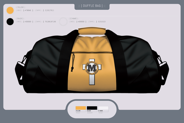 Duffle Bag, Montini Catholic School, Spirit Store, Teamtime, Team time, sublimation, custom sports apparel, team uniforms, spirit wear, spiritwear, sports uniforms, custom shirts, team store, custom team store, fundraiser sports, apparel fundraiser