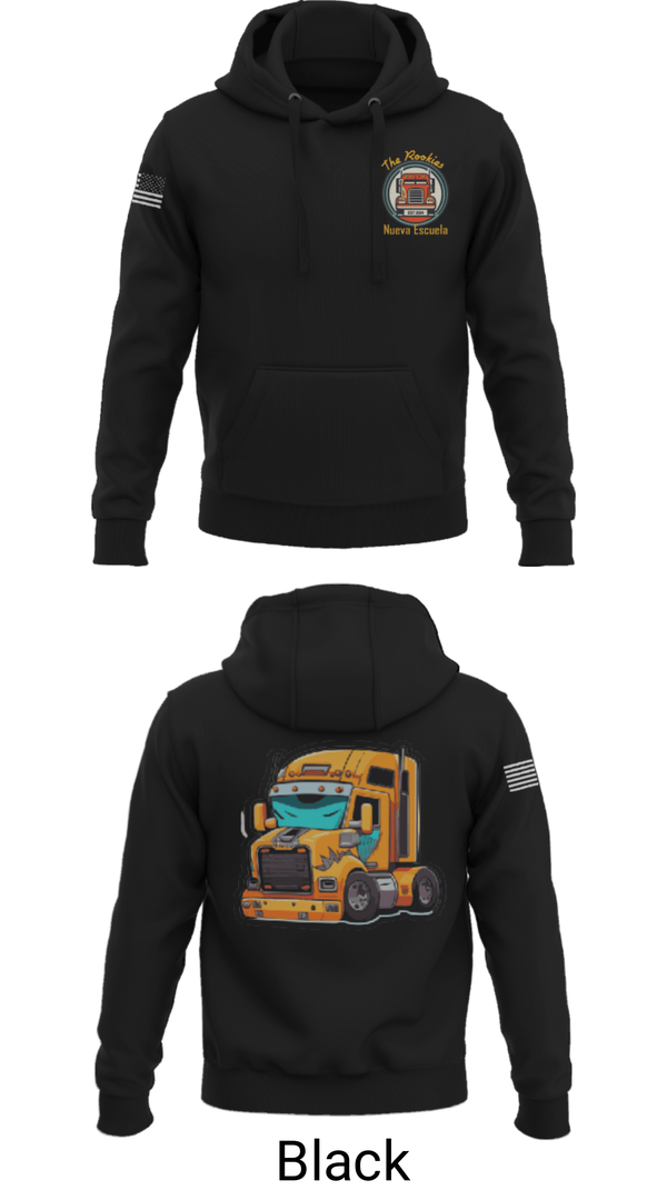 Hoodie, Rookies new school, , Teamtime, Team time, sublimation, custom sports apparel, team uniforms, spirit wear, spiritwear, sports uniforms, custom shirts, team store, custom team store, fundraiser sports, apparel fundraiser