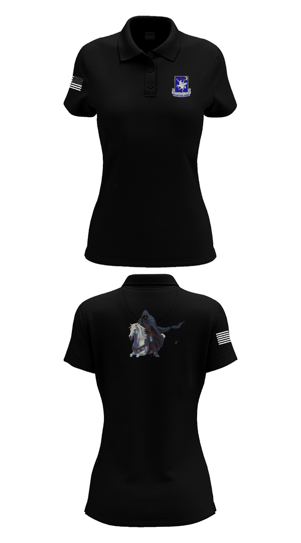 Womens Short Sleeve Performance Polo, 160th SOAR (A), , Teamtime, Team time, sublimation, custom sports apparel, team uniforms, spirit wear, spiritwear, sports uniforms, custom shirts, team store, custom team store, fundraiser sports, apparel fundraiser