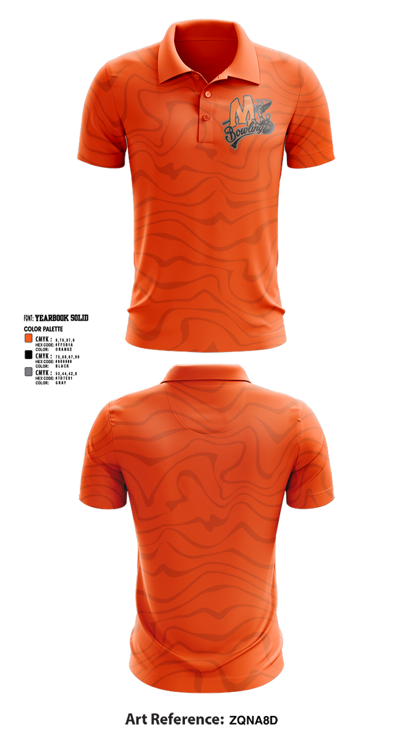 Short Sleeve Performance Polo, Minooka Community High School-South Campus Bowling, Bowling, Teamtime, Team time, sublimation, custom sports apparel, team uniforms, spirit wear, spiritwear, sports uniforms, custom shirts, team store, custom team store, fundraiser sports, apparel fundraiser