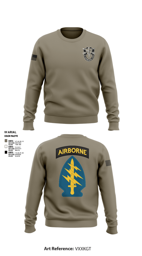 Crew Neck Sweatshirt, 20th group, Army, Teamtime, Team time, sublimation, custom sports apparel, team uniforms, spirit wear, spiritwear, sports uniforms, custom shirts, team store, custom team store, fundraiser sports, apparel fundraiser