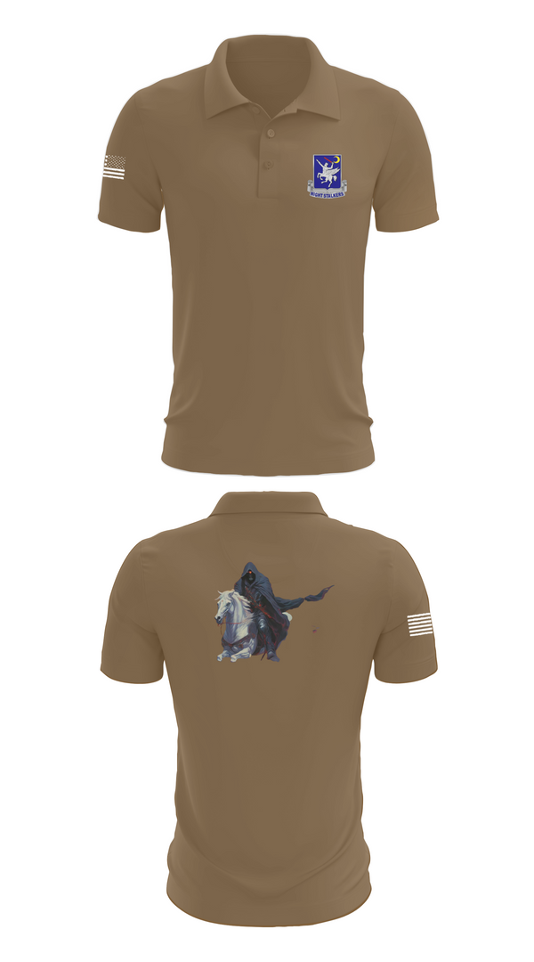 Short Sleeve Performance Polo, 160th SOAR (A), , Teamtime, Team time, sublimation, custom sports apparel, team uniforms, spirit wear, spiritwear, sports uniforms, custom shirts, team store, custom team store, fundraiser sports, apparel fundraiser