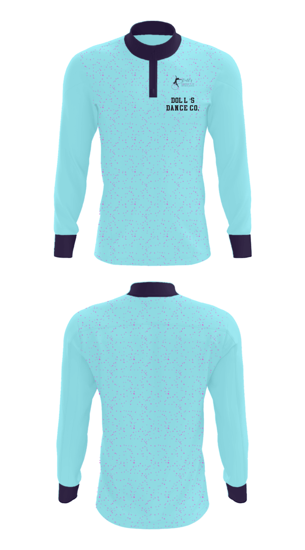 Quarter Zip Jacket, Doll’s Dance Co., , Teamtime, Team time, sublimation, custom sports apparel, team uniforms, spirit wear, spiritwear, sports uniforms, custom shirts, team store, custom team store, fundraiser sports, apparel fundraiser