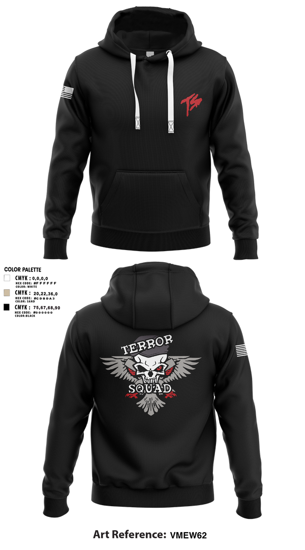 Hoodie, Terro Squad, Army, Teamtime, Team time, sublimation, custom sports apparel, team uniforms, spirit wear, spiritwear, sports uniforms, custom shirts, team store, custom team store, fundraiser sports, apparel fundraiser