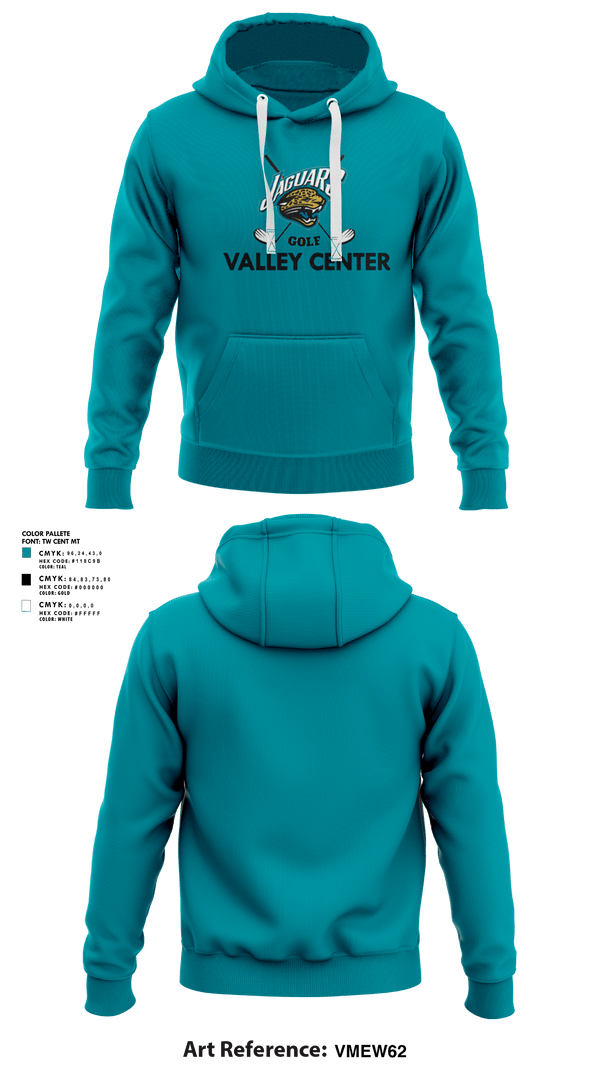 Hoodie, Valley Center High School Golf, Golf, Teamtime, Team time, sublimation, custom sports apparel, team uniforms, spirit wear, spiritwear, sports uniforms, custom shirts, team store, custom team store, fundraiser sports, apparel fundraiser
