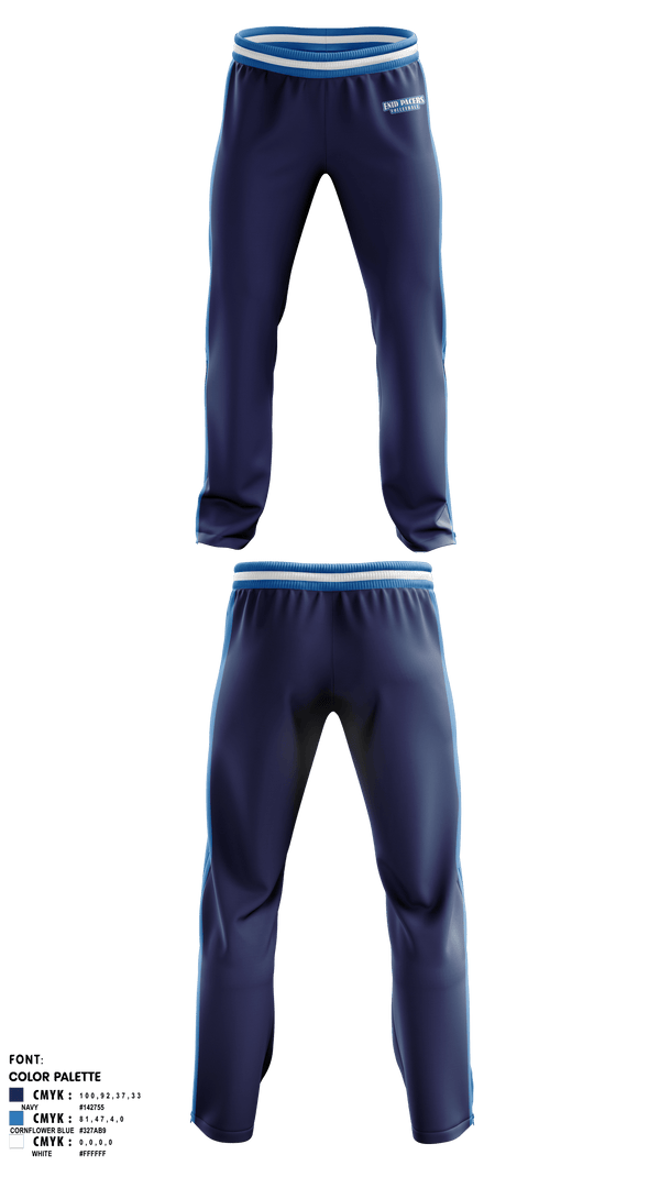 Sweatpants, Enid Pacers, Women's Volleyball, Teamtime, Team time, sublimation, custom sports apparel, team uniforms, spirit wear, spiritwear, sports uniforms, custom shirts, team store, custom team store, fundraiser sports, apparel fundraiser