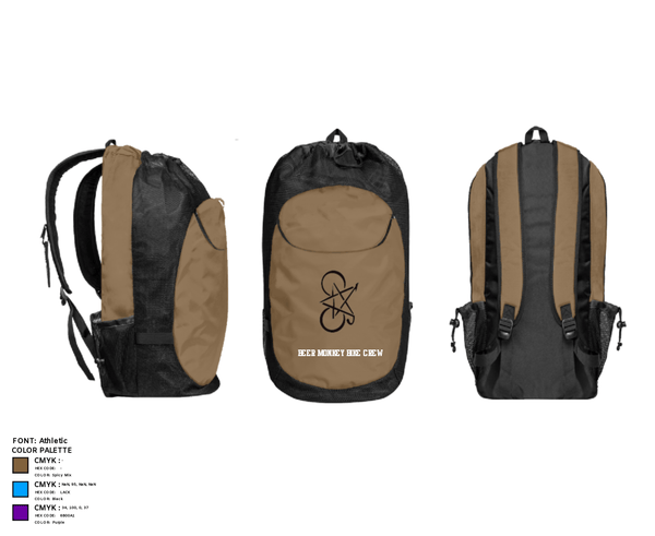Gear Bag, Beer Monkey Bike Crew, Cycling, Teamtime, Team time, sublimation, custom sports apparel, team uniforms, spirit wear, spiritwear, sports uniforms, custom shirts, team store, custom team store, fundraiser sports, apparel fundraiser