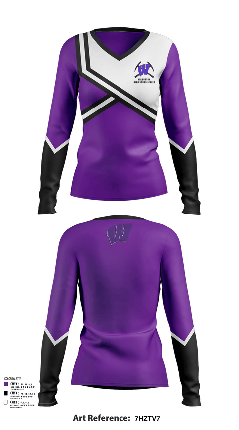 Womens Long Sleeve Vneck Shirt, Wilburton High School Cheer, Cheer, Teamtime, Team time, sublimation, custom sports apparel, team uniforms, spirit wear, spiritwear, sports uniforms, custom shirts, team store, custom team store, fundraiser sports, apparel fundraiser