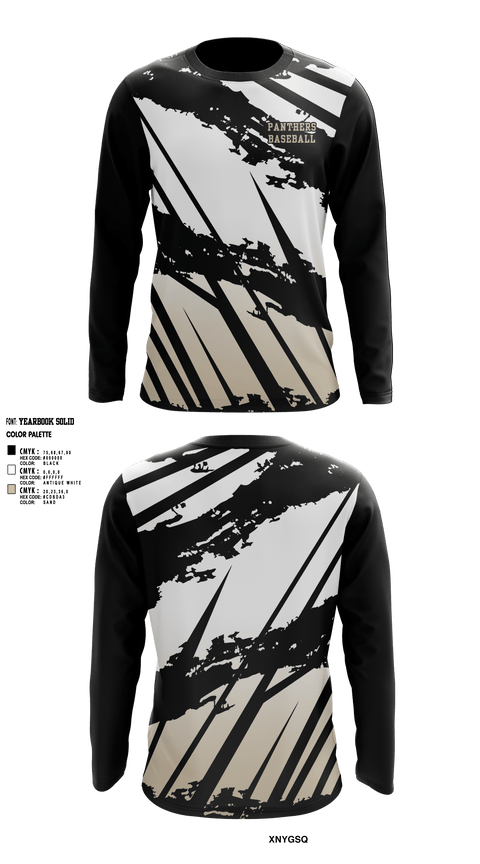 Long Sleeve Performance Shirt, Panthers, Baseball, Teamtime, Team time, sublimation, custom sports apparel, team uniforms, spirit wear, spiritwear, sports uniforms, custom shirts, team store, custom team store, fundraiser sports, apparel fundraiser