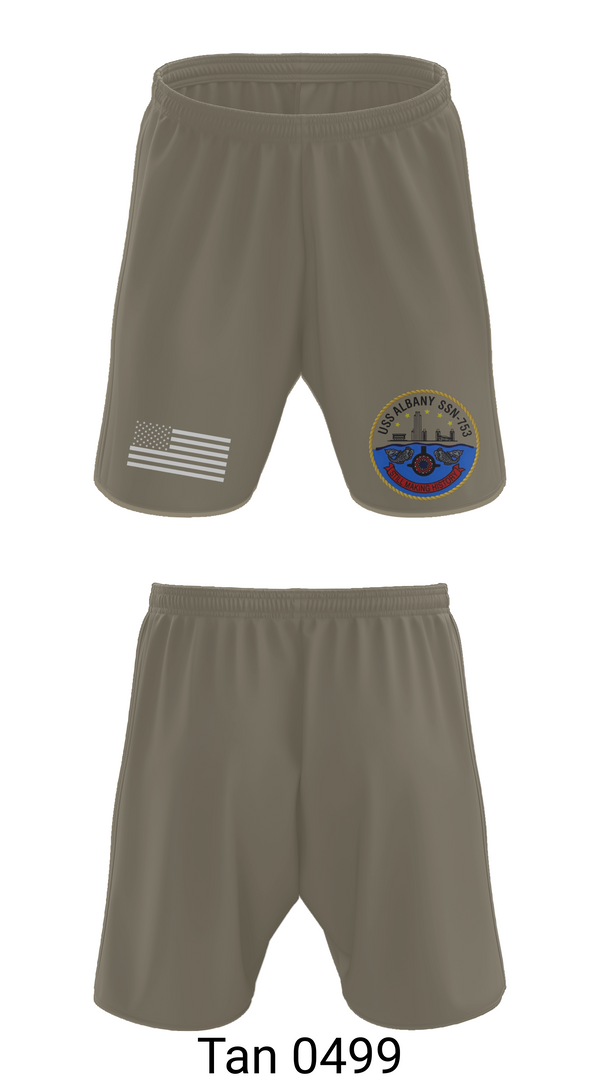 Athletic Shorts With Pockets, USS ALBANY SSN-753, , Teamtime, Team time, sublimation, custom sports apparel, team uniforms, spirit wear, spiritwear, sports uniforms, custom shirts, team store, custom team store, fundraiser sports, apparel fundraiser